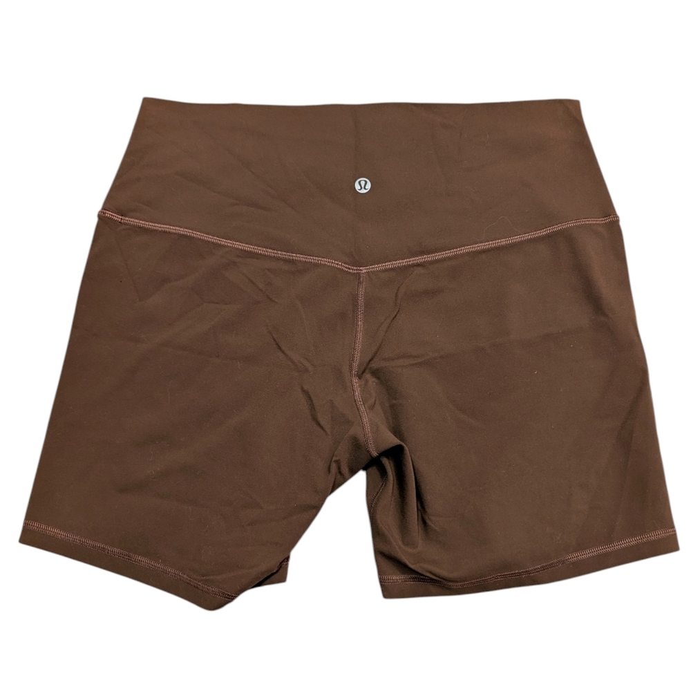 Lululemon Align High Rise 6" Shorts Java Brown Si… - image 7